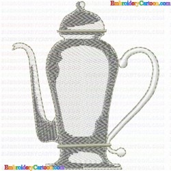 Teapots 59 Embroidery Design