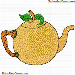 Teapots 78 Embroidery Design