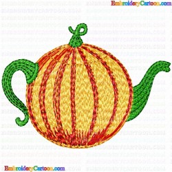 Teapots 82 Embroidery Design