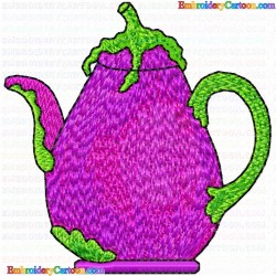 Teapots 83 Embroidery Design