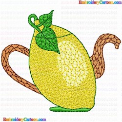 Teapots 86 Embroidery Design