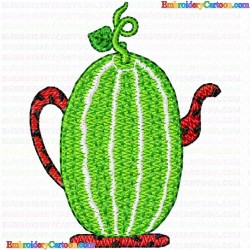 Teapots 87 Embroidery Design