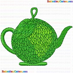 Teapots 88 Embroidery Design