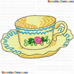 Teapots 97 Embroidery Design