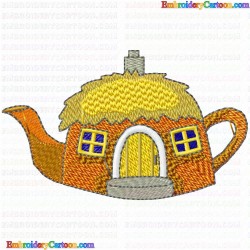 Teapots 9 Embroidery Design