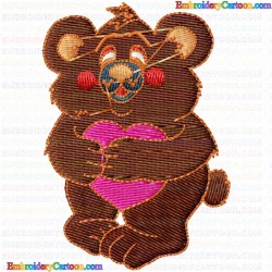 Teddy 101 Embroidery Design