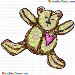 Teddy 123 Embroidery Design