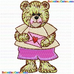 Teddy 153 Embroidery Design