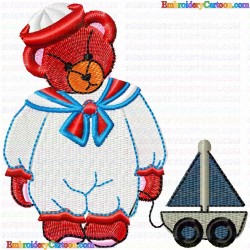 Teddy 257 Embroidery Design