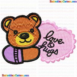 Teddy 2 Embroidery Design