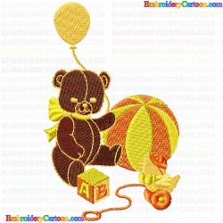 Teddy 96 Embroidery Design