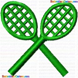 Tennis 29 Embroidery Design