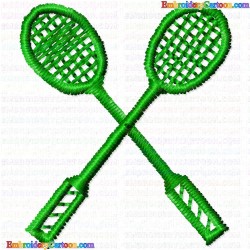 Tennis 30 Embroidery Design