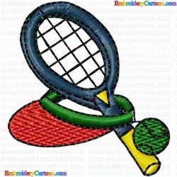 Tennis 38 Embroidery Design