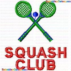 Tennis 50 Embroidery Design