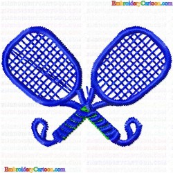 Tennis 53 Embroidery Design