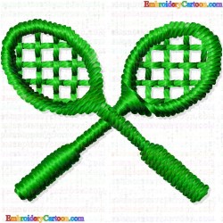 Tennis 56 Embroidery Design