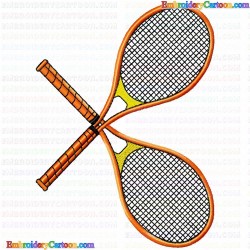 Tennis 57 Embroidery Design