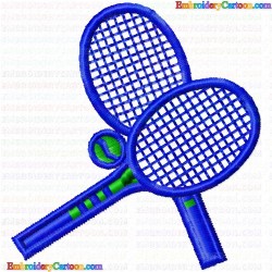 Tennis 59 Embroidery Design