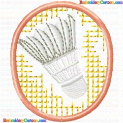 Tennis 73 Embroidery Design