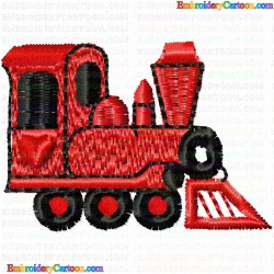 Trains 13 Embroidery Design