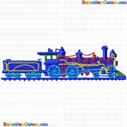 Trains 22 Embroidery Design