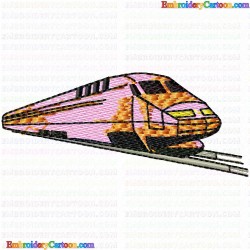 Trains 29 Embroidery Design