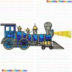 Trains 31 Embroidery Design