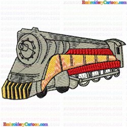 Trains 32 Embroidery Design