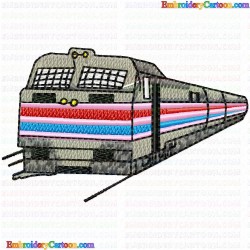 Trains 37 Embroidery Design