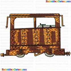 Trains 41 Embroidery Design