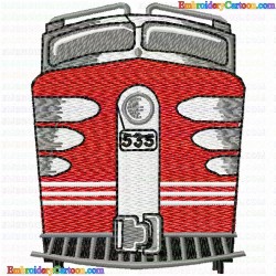 Trains 51 Embroidery Design