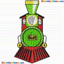 Trains 53 Embroidery Design