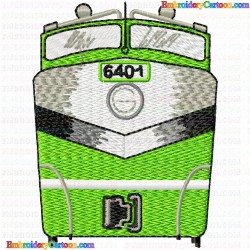 Trains 54 Embroidery Design