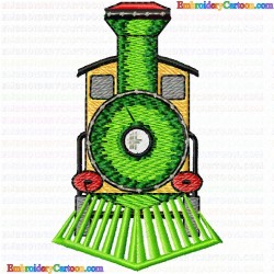 Trains 68 Embroidery Design