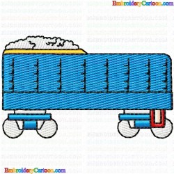 Trains 70 Embroidery Design