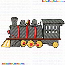 Trains 71 Embroidery Design