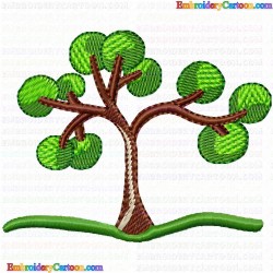 Trees 14 Embroidery Design