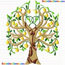 Trees 21 Embroidery Design