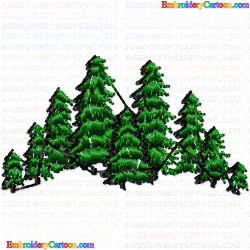 Trees 24 Embroidery Design