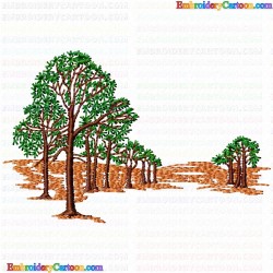 Trees 2 Embroidery Design