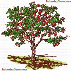 Trees 64 Embroidery Design