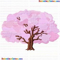 Trees 69 Embroidery Design