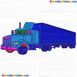 Truck 25 Embroidery Design