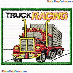 Truck 2 Embroidery Design