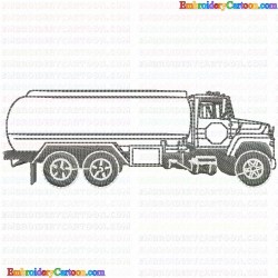 Truck 53 Embroidery Design