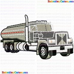 Truck 58 Embroidery Design