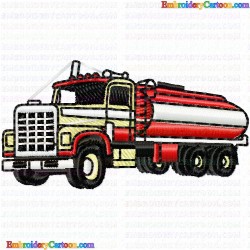 Truck 60 Embroidery Design