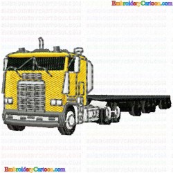 Truck 76 Embroidery Design