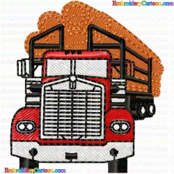 Truck 79 Embroidery Design